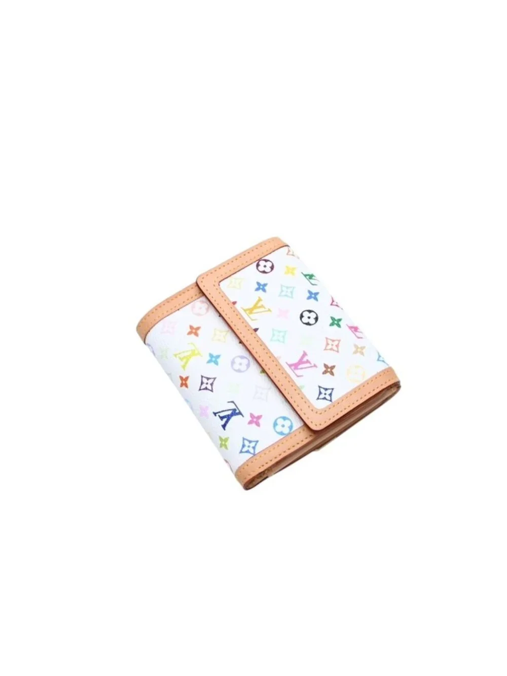 Louis Vuitton Wallet Porte Monnaie Billets Cartes Credit Monogram Multicolor
